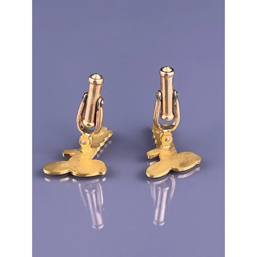 US Jaycees Junior Chamber Intl Cufflinks 1/10 10k Gold Filled JCI Leadership VTG